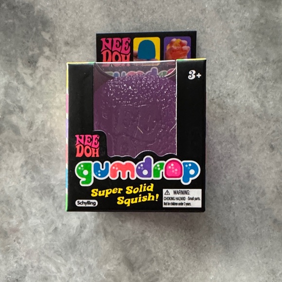 needoh gum drop purple Other - Gumdrop Super Solid Squish Toy - Vibrant Purple